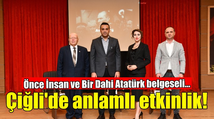 Önce İnsan ve Bir Dahi Atatürk belgeseli gösterimine büyük ilgi!