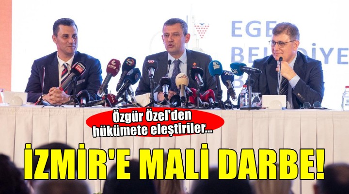 Özgür Özel: Yaptıkları mali darbe...