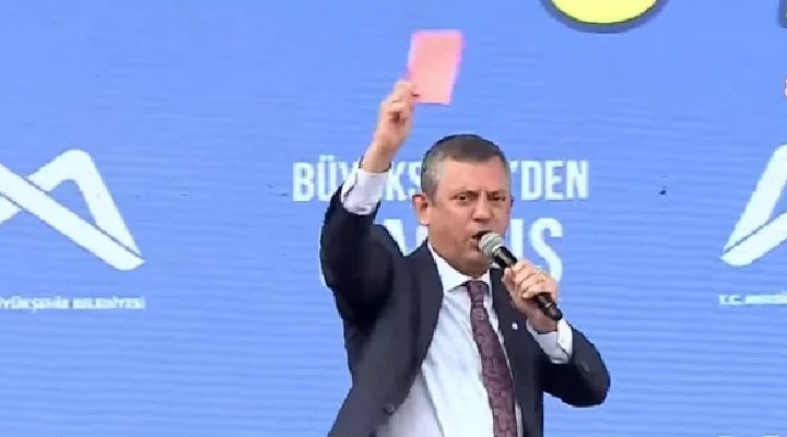 Özgür Özel den iktidara kırmızı kart... Sosyal medyada sert tepki!