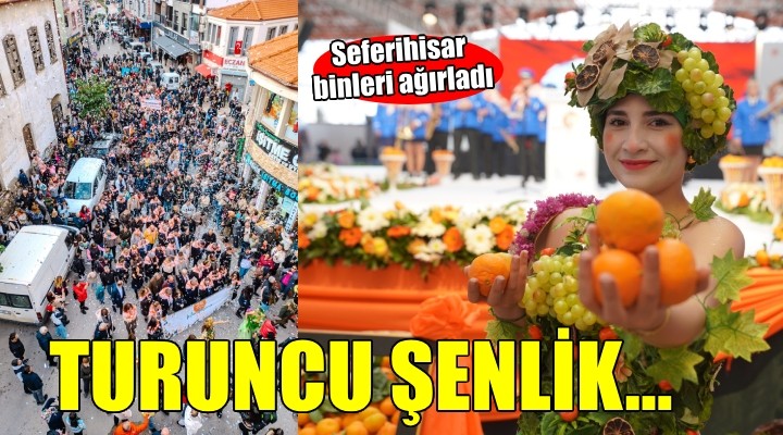 Seferihisar da Mandalina Şenliği coşkusu...