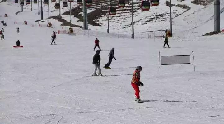 Sömestr da Erciyes i 900 bin kişi ziyaret etti