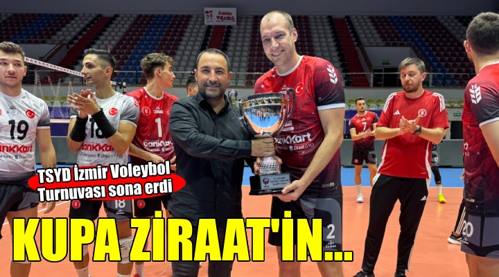 TSYD İzmir Voleybol Turnuvası nda 10. kazanan Ziraat Bankkart...