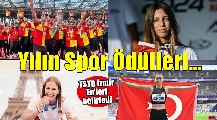 TSYD İzmir de Yılın Spor Ödülleri belirlendi...