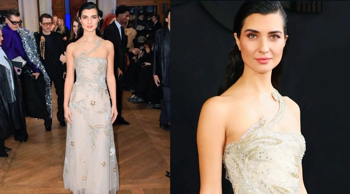 Tuba Büyüküstün, Paris Moda Haftası na damga vurdu