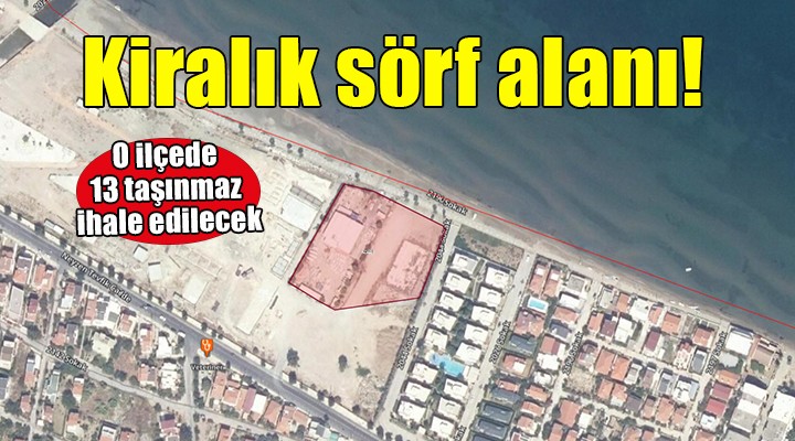 Urla da kiralık yelken ve sörf alanı