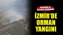 İzmir'de orman yangını...