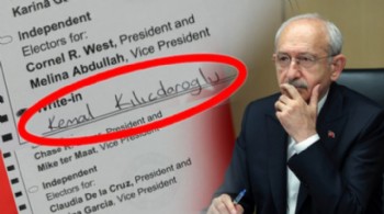 ABD seçimlerinde Kılıçdaroğlu'na oy çıktı!