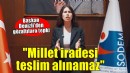 Başkan Denizli: Millet iradesi teslim alınamaz