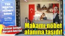 Başkan Sengel makamı nöbet alanına taşıdı!