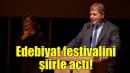 Başkan Tugay Edebiyat Festivali’ni şiirle açtı!