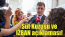 Başkan Tugay'dan Süt Kuzusu ve İZBAN açıklaması!