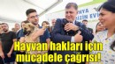 Başkan Tugay'dan hayvan hakları için mücadele çağrısı!