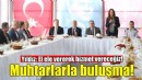 Başkan Yıldız muhtarlarla buluştu!