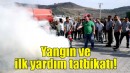 Bayraklı'da yangın ve ilk yardım tatbikatı!