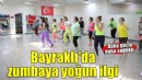 Bayraklı’da kadınlar zumbayı çok sevdi