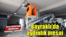 Bayraklı’nın pazar yerlerinde aydınlatma çalışması