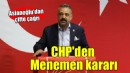 CHP İzmir'den Menemen kararı... Aslanoğlu'dan çifte çağrı!