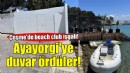 Çeşme'de beach club işgali: Ayayorgi'ye duvar ördüler!