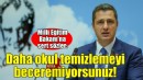 Deniz Yücel'den Bakan Tekin'e sert tepki: Daha okul temizlemeyi beceremiyorsunuz!