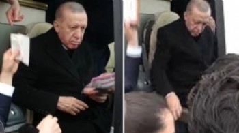 Erdoğan'a 'Evim yok' diyen kadının eşi özür diledi!