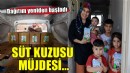 İzmir Büyükşehir Belediyesi süt dağıtımına başladı...