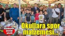 İzmir Büyükşehir'den okullara spor malzemesi desteği...