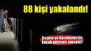 İzmir açıklarında 88 kaçak göçmen yakalandı!