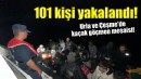 İzmir'de 101 kaçak göçmen yakalandı!