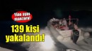 İzmir'de 139 kaçak göçmen yakalandı!