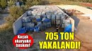 İzmir'de 705 ton kaçak akaryakıt ele geçirildi!