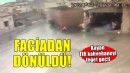 İzmir'de faciadan dönüldü... Kayan TIR kahvehaneyi teğet geçti!