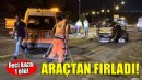 İzmir'de feci kaza... Araçtan fırlayarak can verdi!