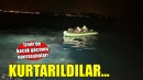 İzmir'de kaçak göçmen operasyonları..