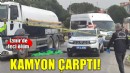 İzmir'de kamyonun çarptığı yaya öldü