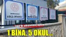 İzmir'de sıkıştırılmış eğitim... 1 BİNADA 5 OKUL!