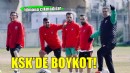 Karşıyaka'da idman boykotu...