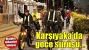 Karşıyakalı bisiklet tutkunları gece sürüşünde buluştu