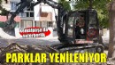 Kemalpaşa'da parklar yenileniyor...