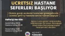 Kemalpaşa'da ücretsiz hastane seferleri başlıyor