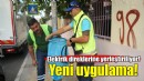 Konak’ta yeni uygulama... Elektrik direklerine yerleştiriliyor!