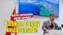 Körfez sorununda görüş ayrılığı... Başkan Tugay imzalamadı!