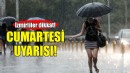 Meteorolojiden İzmir'e Cumartesi uyarısı!