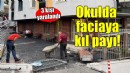 Otomobil okul bahçesine girdi: 3 yaralı!