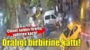 Polisten kaçtı, ortalığı birbirine kattı!