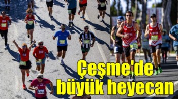 Salomon Çeşme Yarı Maratonu koşuldu...